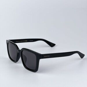 Gucci GG1582SK 001 BRAND NEW Sunglasses Black Grey Men Square